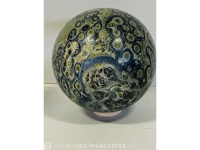 Kambaba jaspis bol blauw/groen - afbeelding 2 van  6