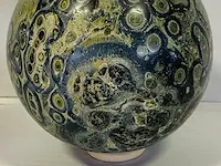 Kambaba jaspis bol blauw/groen - afbeelding 3 van  6