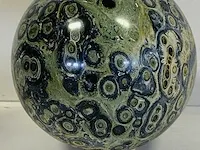 Kambaba jaspis bol blauw/groen - afbeelding 4 van  6