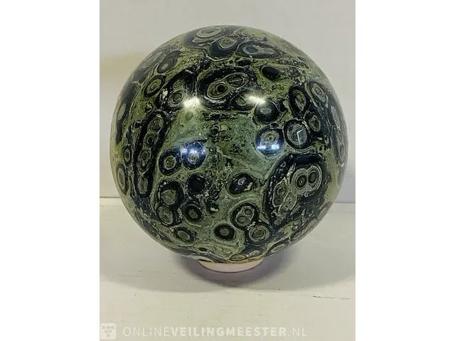 Kambaba jaspis bol blauw/groen - afbeelding 5 van  6