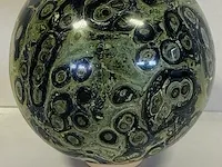 Kambaba jaspis bol blauw/groen - afbeelding 5 van  6