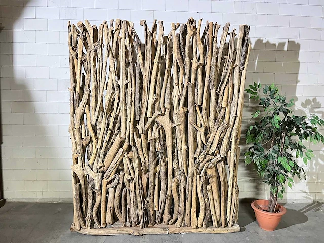 Kamerscherm van drijfhout - afbeelding 1 van  6