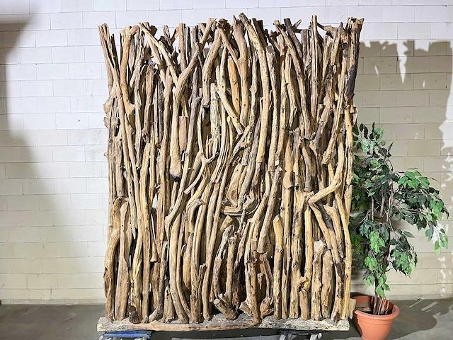 Kamerscherm van drijfhout - afbeelding 1 van  8