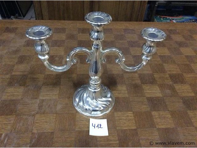 Kandelaar metaal - afbeelding 1 van  1