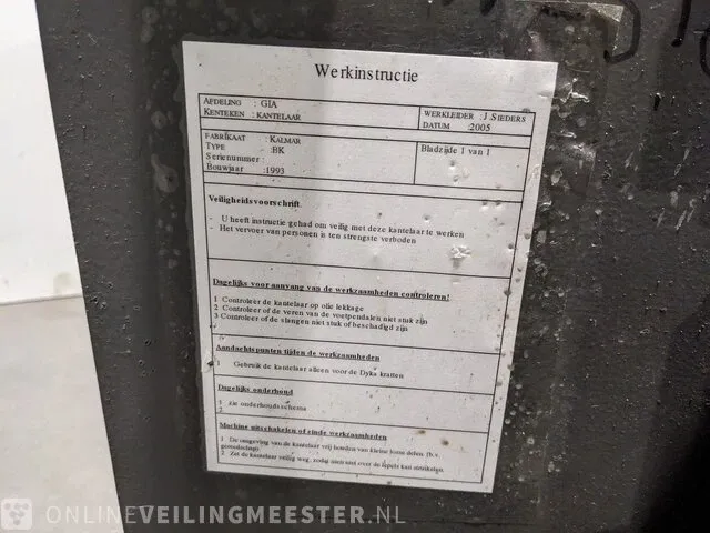 Kantelaar kalmar, bk - afbeelding 6 van  8
