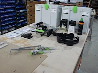 Kantenverlijmer festool conturo ka 65 gemonteerd in werktafel 95 x 215 x 95 cm. met bewerkingsset kb-ka 65 ... - afbeelding 4 van  6