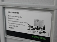 Kantenverlijmer festool conturo ka 65 gemonteerd in werktafel 95 x 215 x 95 cm. met bewerkingsset kb-ka 65 ... - afbeelding 6 van  6