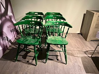 Kantinestoel hout (6x) - afbeelding 5 van  6