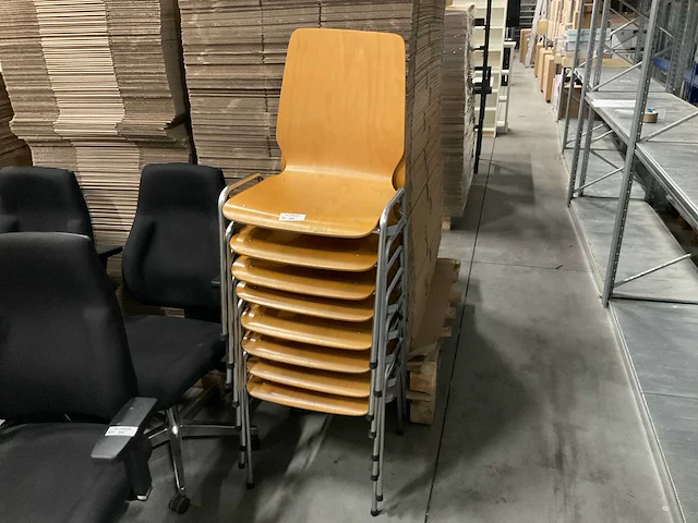 Kantinestoelen (8x) - afbeelding 1 van  3