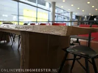 Kantinetafel met 11x diverse stoelen - afbeelding 9 van  12