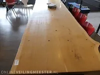 Kantinetafel met 11x diverse stoelen - afbeelding 10 van  12