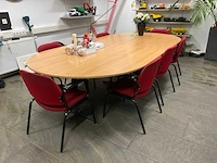 Kantinetafel met 8 stoelen - afbeelding 1 van  4