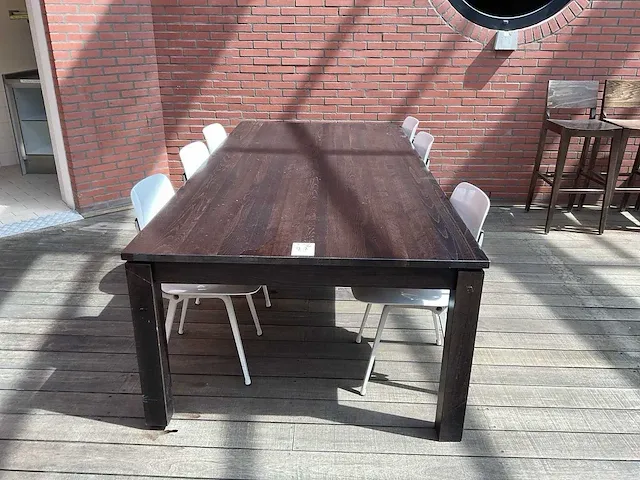 Kantinetafel met stoelen (2x) - afbeelding 2 van  8