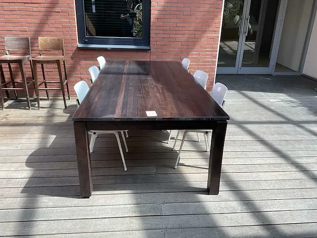 Kantinetafel met stoelen (2x) - afbeelding 6 van  8