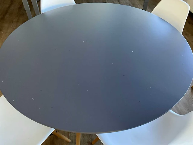 Kantinetafel met stoelen (5x) - afbeelding 12 van  13