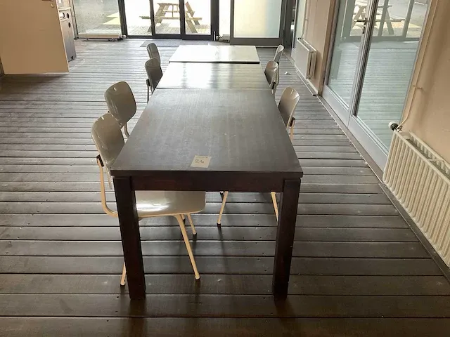 Kantinetafel met stoelen - afbeelding 5 van  7
