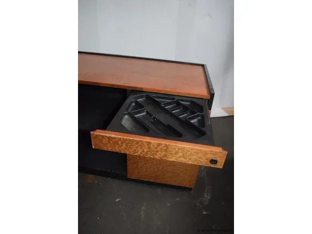 Kantoorkast voorzien van 2 vakken en 4 laden - 123x58x70cm - afbeelding 6 van  6