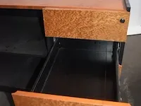 Kantoorkast voorzien van 2 vakken en 4 laden - 123x58x70cm - afbeelding 4 van  6