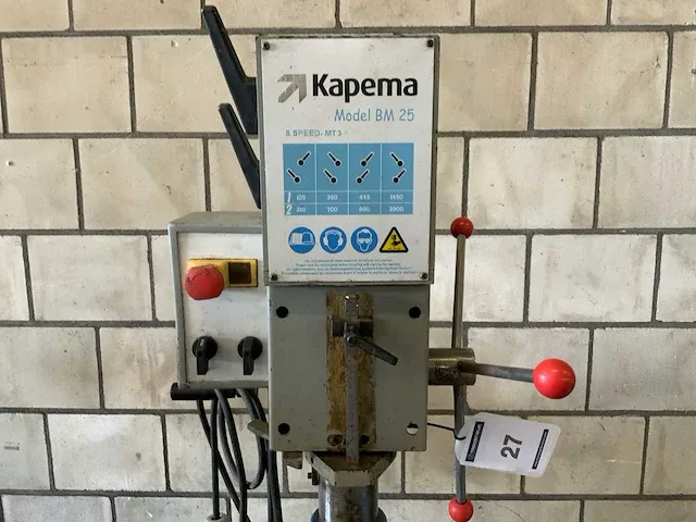 Kapema bm 25 kolomboormachine - afbeelding 2 van  4