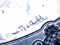 Kapitale porseleinen schotel - afbeelding 4 van  5