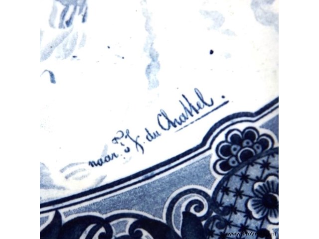 Kapitale porseleinen schotel - afbeelding 4 van  5