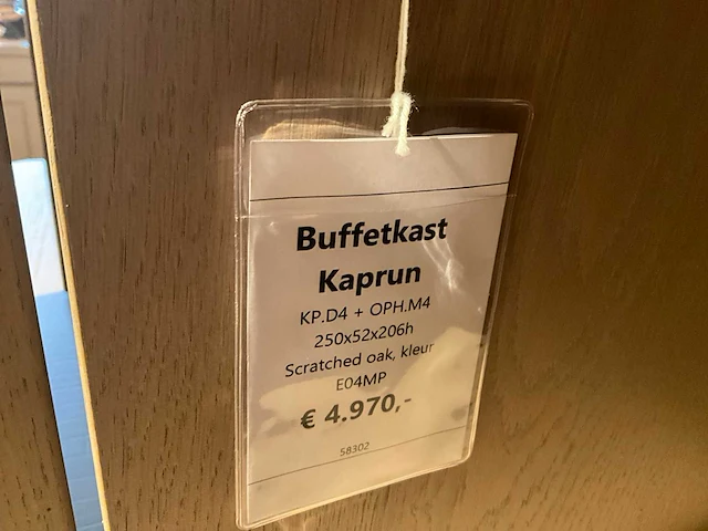 Kaprun eiken buffetkast - afbeelding 2 van  10