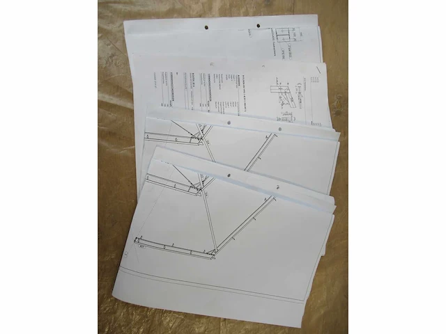 Kapschuur - staalconstructie 10 x 25 meter (250m2) - afbeelding 6 van  14