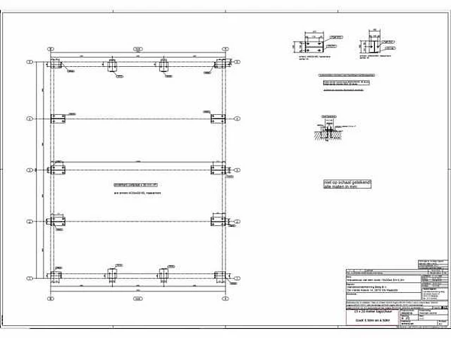 Kapschuur - staalconstructie 15 x 20 meter (300m2) - afbeelding 8 van  18