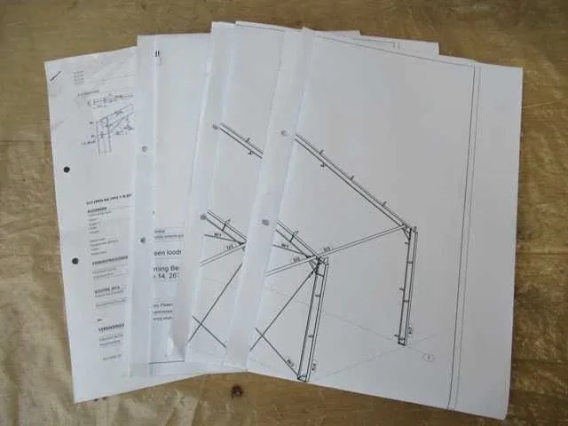 Kapschuur - staalconstructie 15 x 30 meter (450m2) - afbeelding 8 van  17