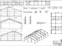Kapschuur - staalconstructie 15 x 30 meter (450m2) - afbeelding 11 van  17