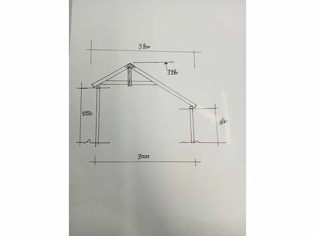Kapschuur constructie 900x300x322 cm - afbeelding 8 van  8