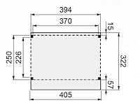 Kapschuur douglasvision, comfort, 400x250 cm - afbeelding 2 van  4