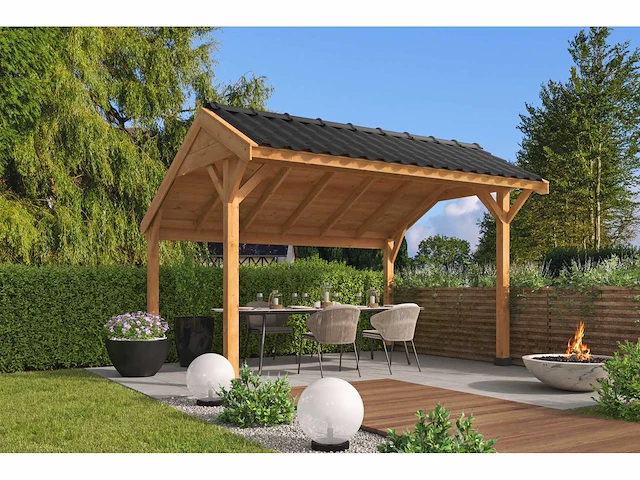 Kapschuur economy - overkapping 4000x3000x2750mm - afbeelding 1 van  6