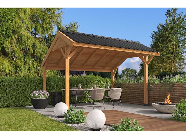 Kapschuur economy - overkapping 4000x3000x2750mm - afbeelding 1 van  6