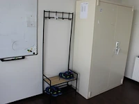 Kapstok met voetenbank afm. 63 x 33 x 171 cm - afbeelding 1 van  2
