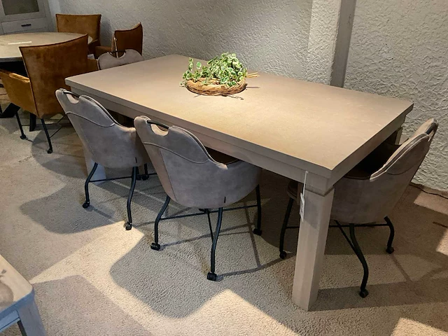 Kapta eiken verlengbare eetkamertafel - afbeelding 3 van  8
