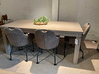 Kapta eiken verlengbare eetkamertafel - afbeelding 4 van  8