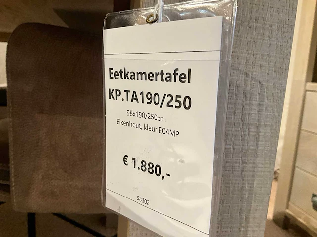 Kapta eiken verlengbare eetkamertafel - afbeelding 7 van  8