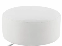 Kaptafel krukje tonia wit-zilver - afbeelding 6 van  10