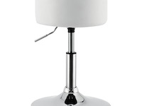 Kaptafel krukje tonia wit-zilver - afbeelding 5 van  10