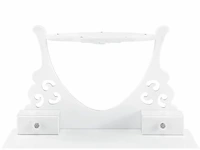 Kaptafel / schminktafel julia incl. krukje & spiegel - afbeelding 6 van  7