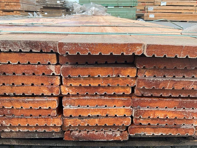 Kapur hardhout vlonderplank (5200x145x21mm) (28x) - afbeelding 4 van  4