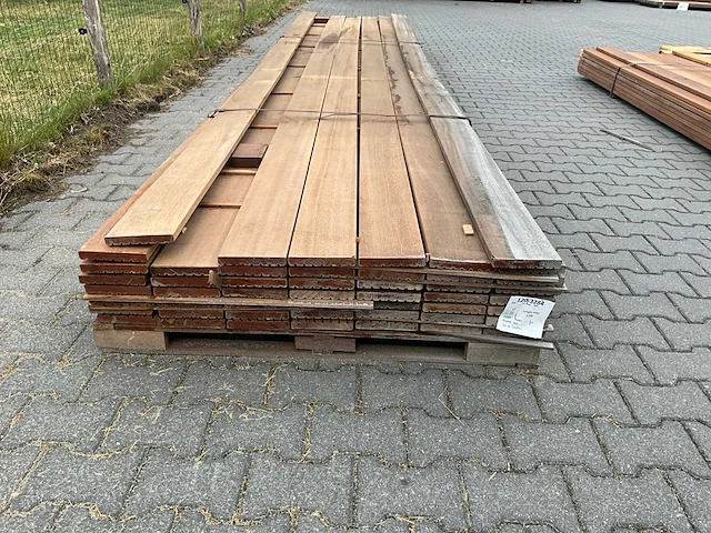 Kapur hardhout vlonderplank (5200x145x21mm) (50x) - afbeelding 2 van  4