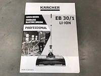Karcher - eb 30/1 li ion - professionele - bezem (3x) - afbeelding 1 van  4
