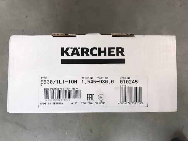Karcher - eb 30/1 li ion - professionele - bezem (3x) - afbeelding 4 van  4