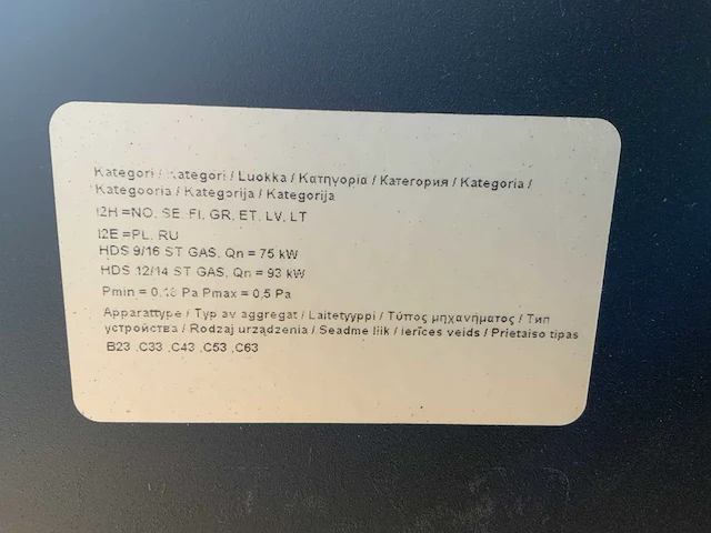 Kärcher - hds 12/14-4 st-gas - hogedrukreiniger - 2013 - afbeelding 15 van  22