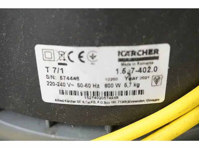 Karcher - t7/1 - stofzuiger - afbeelding 3 van  3