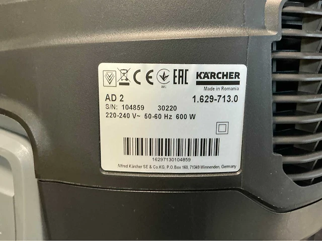 Kärcher ad2 limited edition stofzuiger - afbeelding 6 van  6