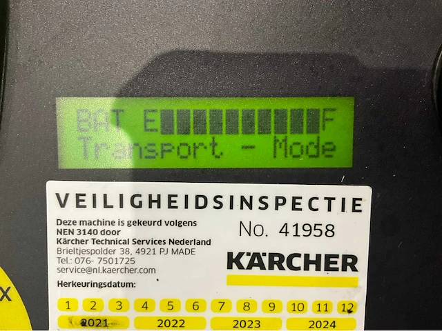 Karcher b 60 w bp zelfrijdende schrobmachine - afbeelding 11 van  14