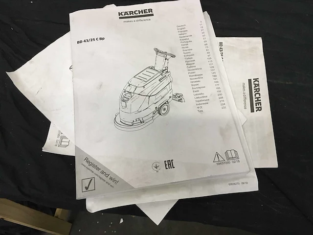 Kärcher bd 43/25 c bp accu schrobmachine - afbeelding 7 van  7